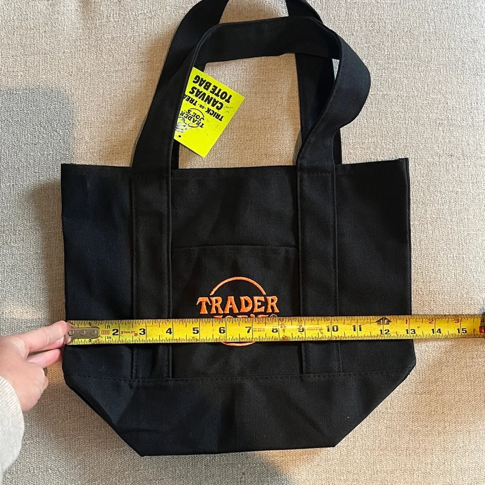 Trader Joe’s Black Canvas Tote Bag